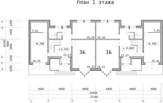 План 1 этажа